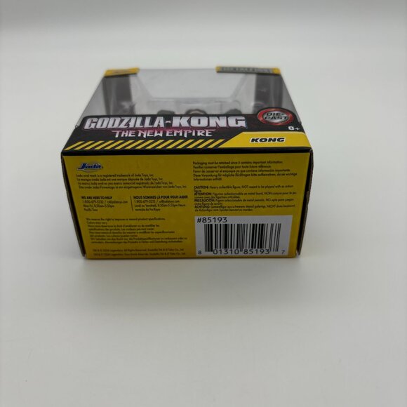 Jada Toys MetalFigs 2.5" Godzilla x Kong The New Empire KONG Die-Cast Figure NEW - Picture 5 of 5